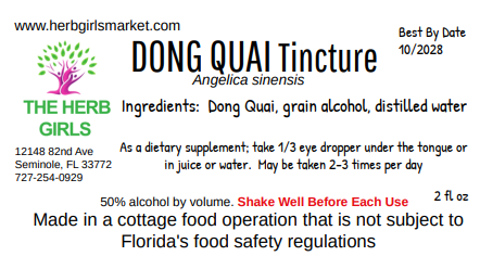 Dong Quai Tincture