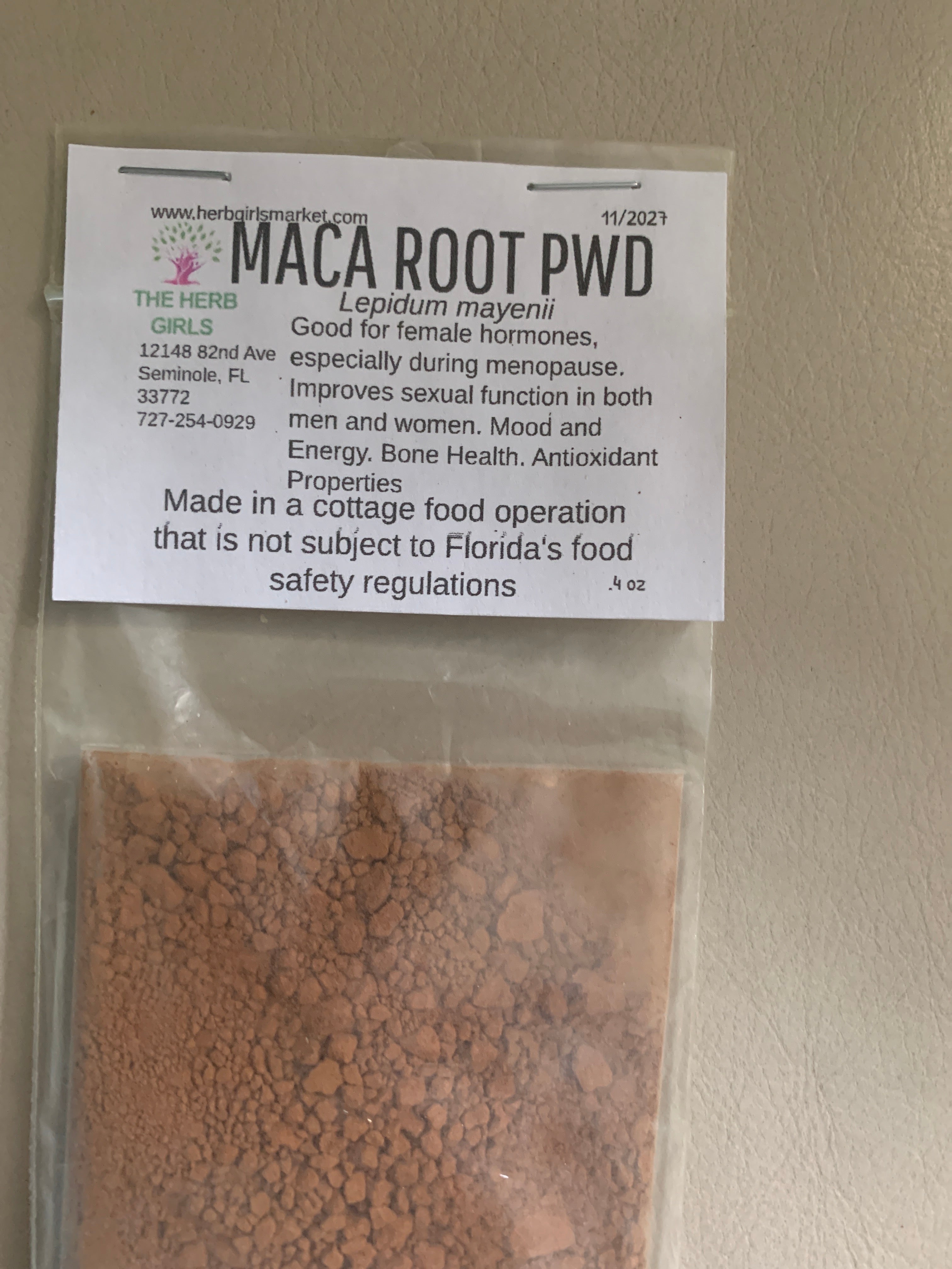 Maca  Root Powder  (aka Peruvian Ginseng)