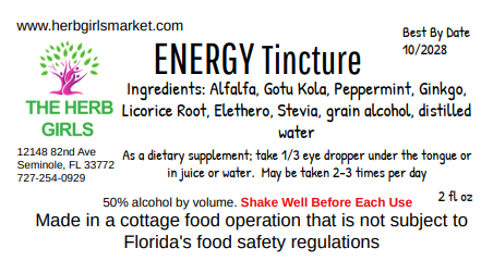 Energy Tincture