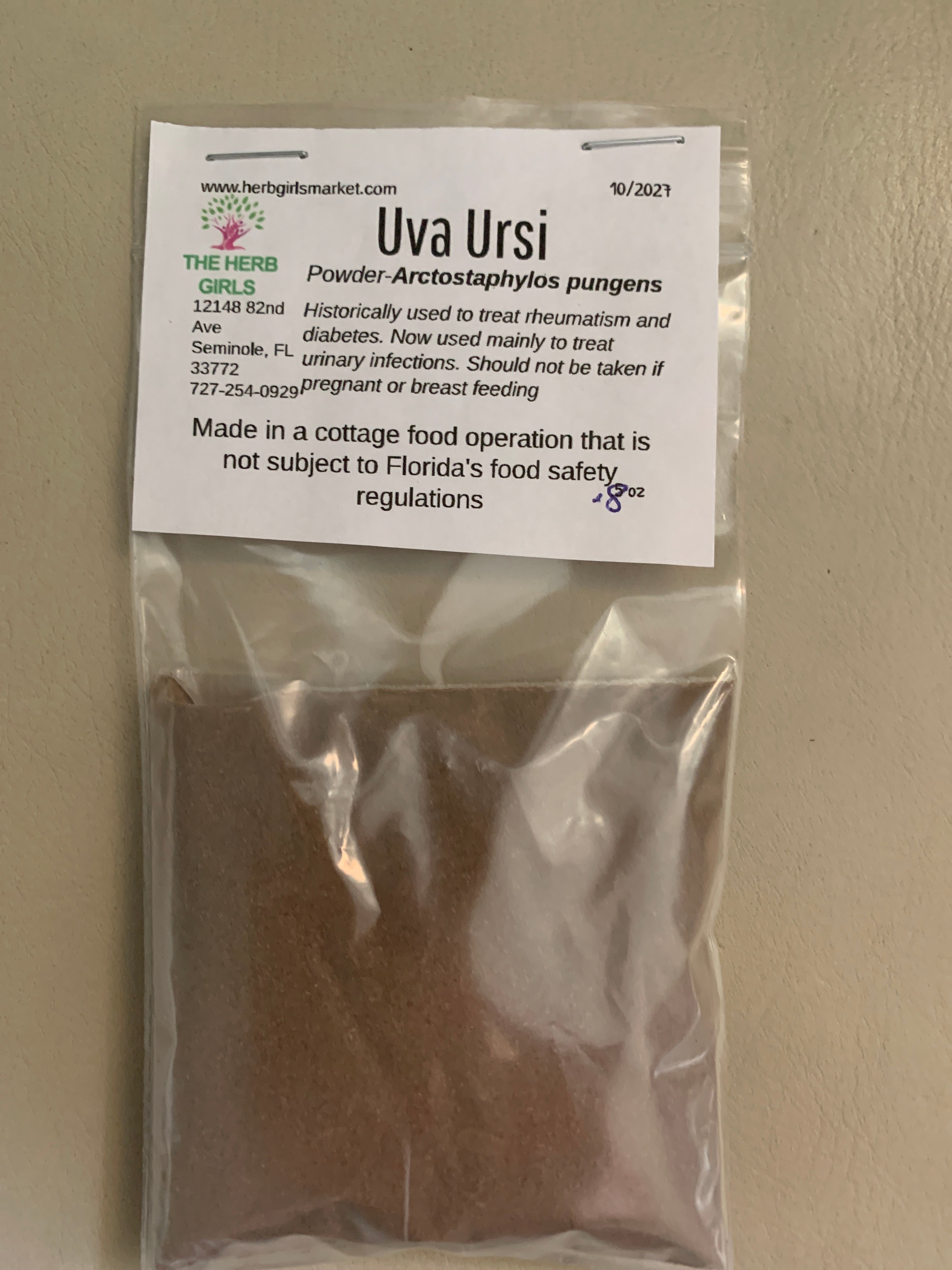 Uva Ursi Leaf Powder