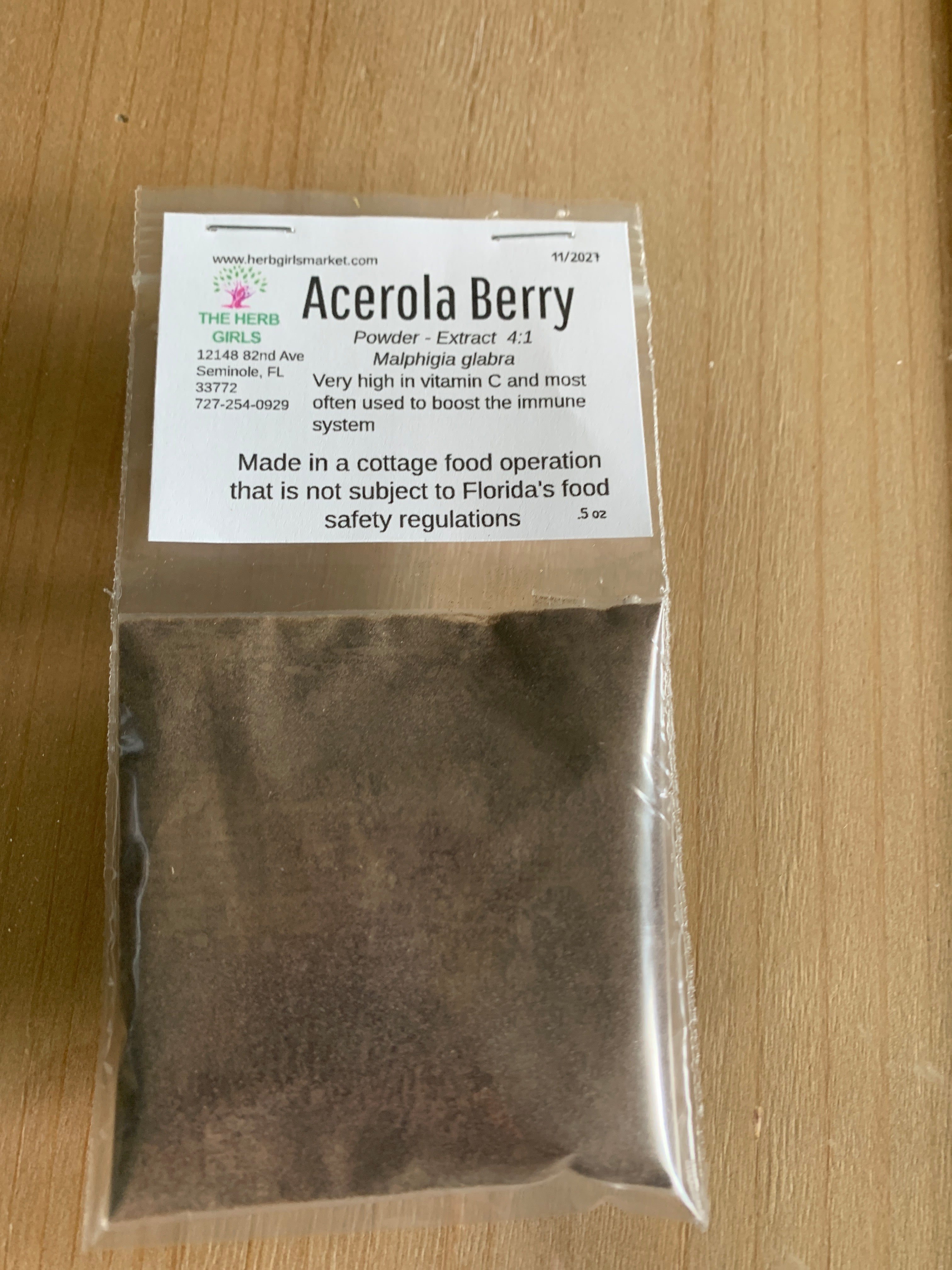Acerola Berry (Barbados Cherry) Powder