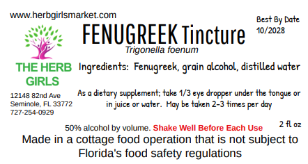 Fenugreek Tincture