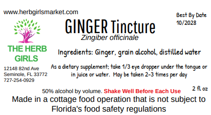 Ginger Tincture