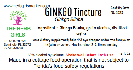 Ginkgo Tincture