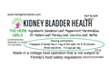 Kidney Bladder Health Tea