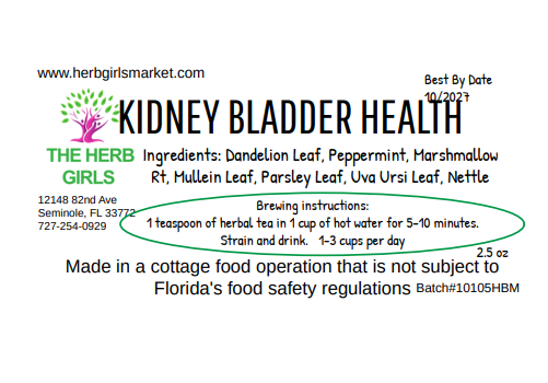 Kidney Bladder Health Tea